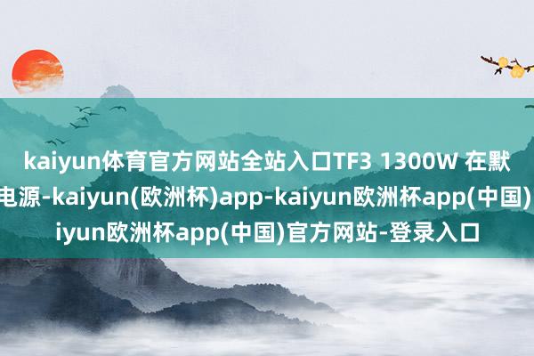 kaiyun体育官方网站全站入口TF3 1300W 在默许步地下属于多路电源-kaiyun(欧洲杯)app-kaiyun欧洲杯app(中国)官方网站-登录入口